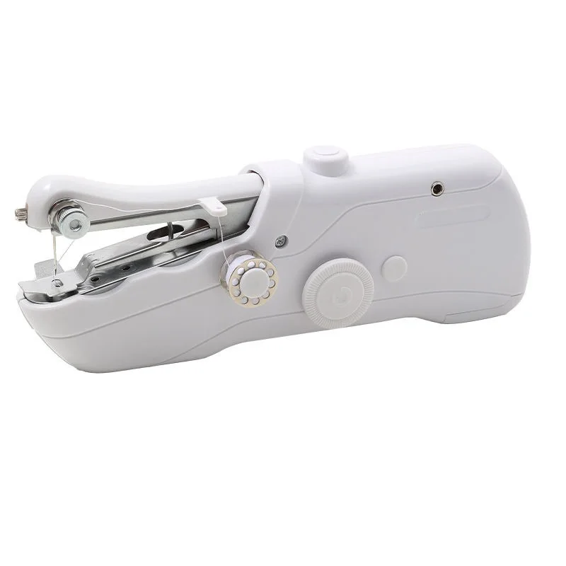 Handheld Sewing Machine,Mini Portable Electric Sewing Machine for Beginners,Fast Stitch Suitable for Fabrics,Clothes,Home Travel