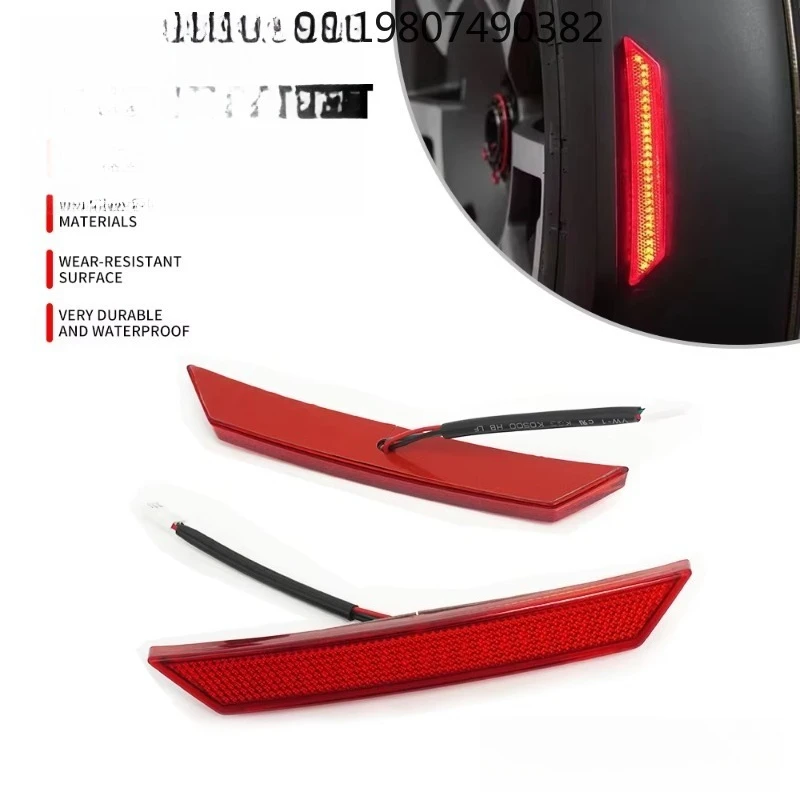 2026 Latest Red Plastic LED Taillights Bottom Reflector For Bombardier Ryker Scorpion Front Fenders Sling Mods 2019+