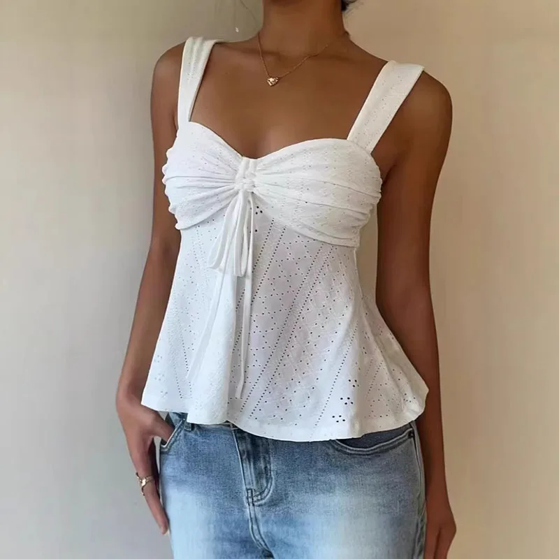 New European and American summer women's clothing: hot and sexy easy-matching pure and seductive women's camisole vest camisoles