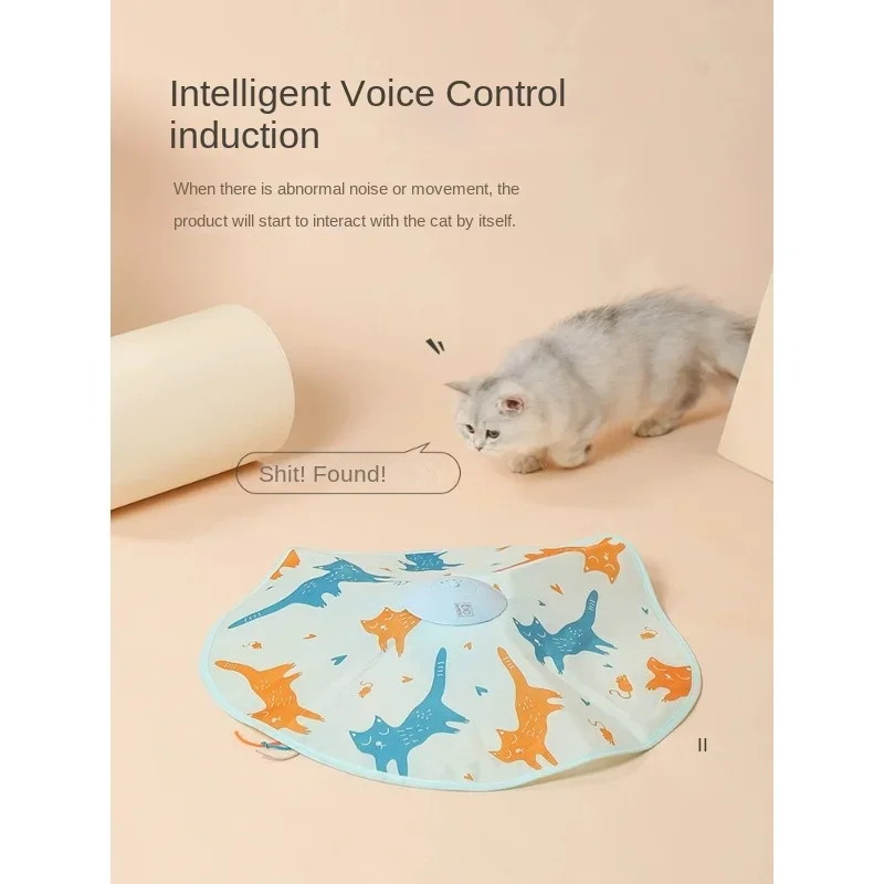 

Mpets automatic cat teaser cat turntable toy self hi puzzle puzzle tool little