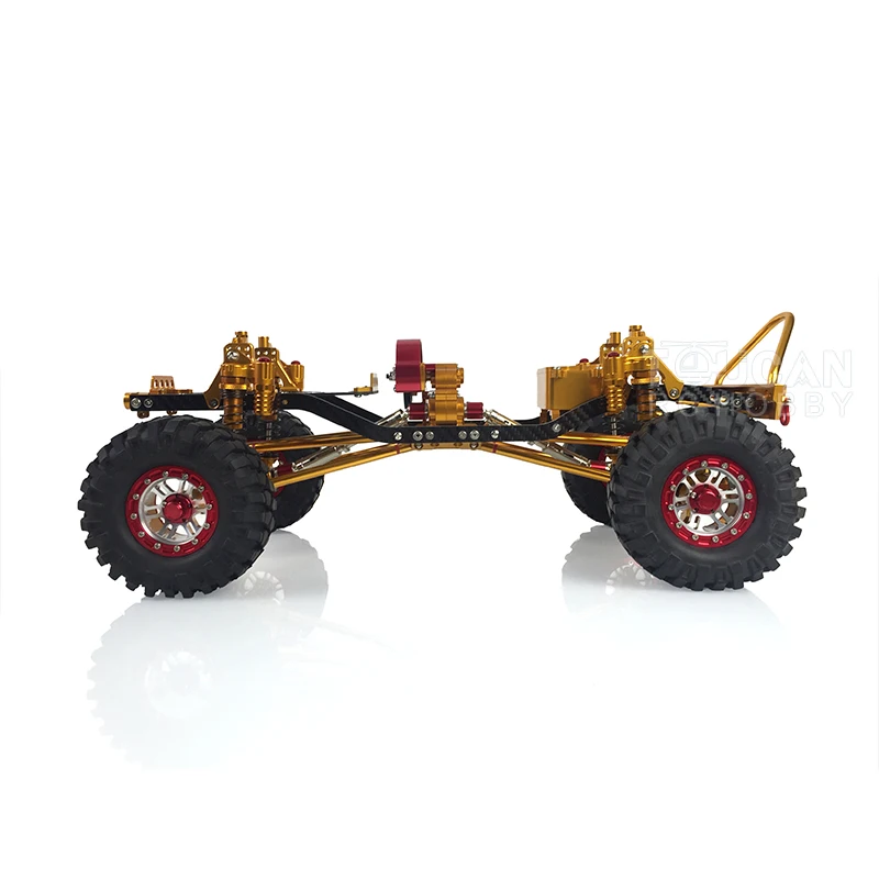 1/10 AXIAL CNC SCX10 RC Remote Control Crawler Car Chassis 313MM Upgraded Tires W/O ESC Outdoor Toys For Boys Gift TH01595-SMT6