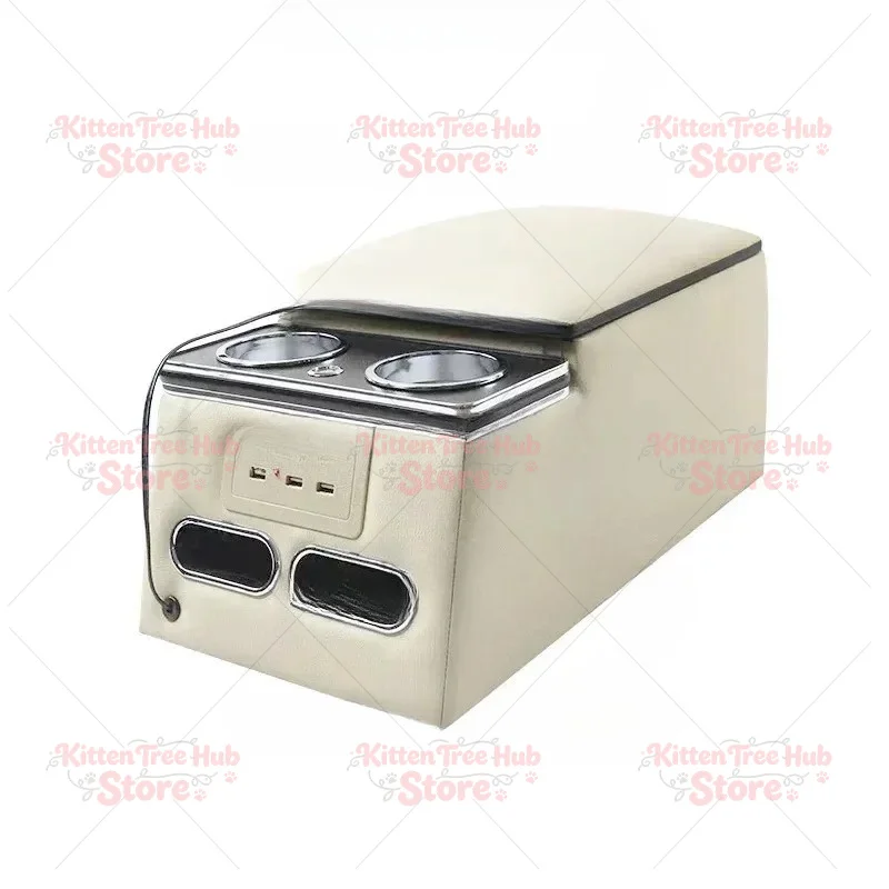 Modified parts of second row middle storage box   rear armrest    general-purpose vehicle