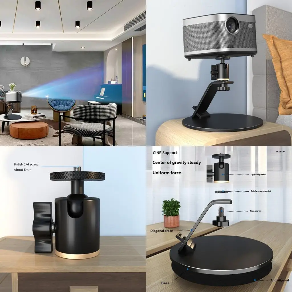 

Подставка для проектора M5TD, подходящая для большинства проекторов с одним отверстием, идеально подходит для нагрузки 5 кг