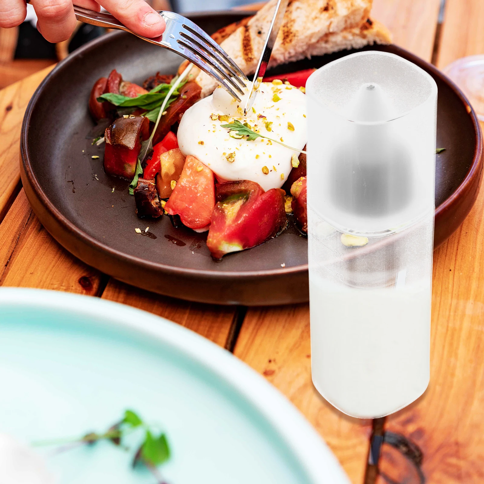 

6 Pcs Squeeze Bottles Portable Outdoor Bottling Condiment Picnic Travel White for
