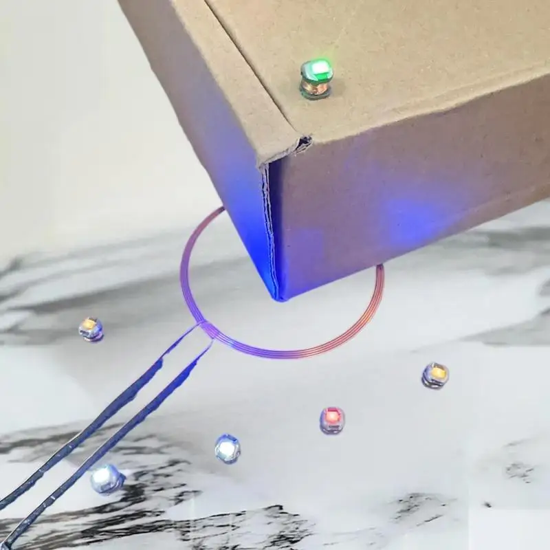 0-80mm 송신기 코일 및 USB 무선 수신기 LED 램프 키트, 장난감용 DC 5V 전원 공급 장치