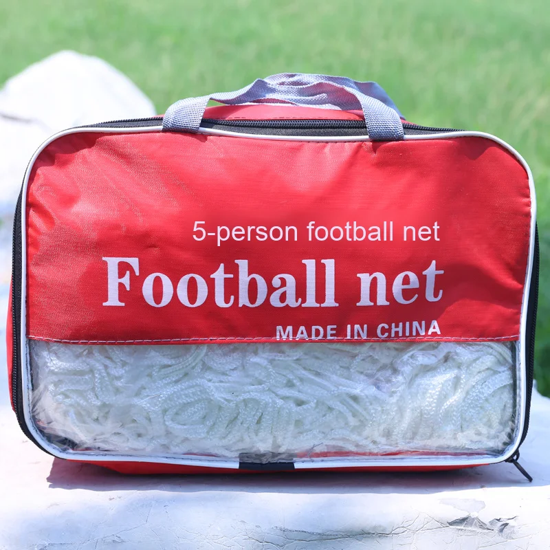 Red de portería de fútbol hexagonal para fútbol de 11 lados, 7 lados y 5 lados, portátil y hecha de poliéster duradero