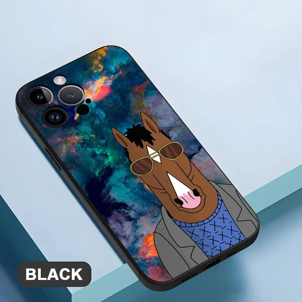 B-BoJack Horseman Phone Case For Iphone 15ProMax 15 11 13 14 Pro Xs Max Mini Xr X 7 8 6 6s Plus Shell Coque