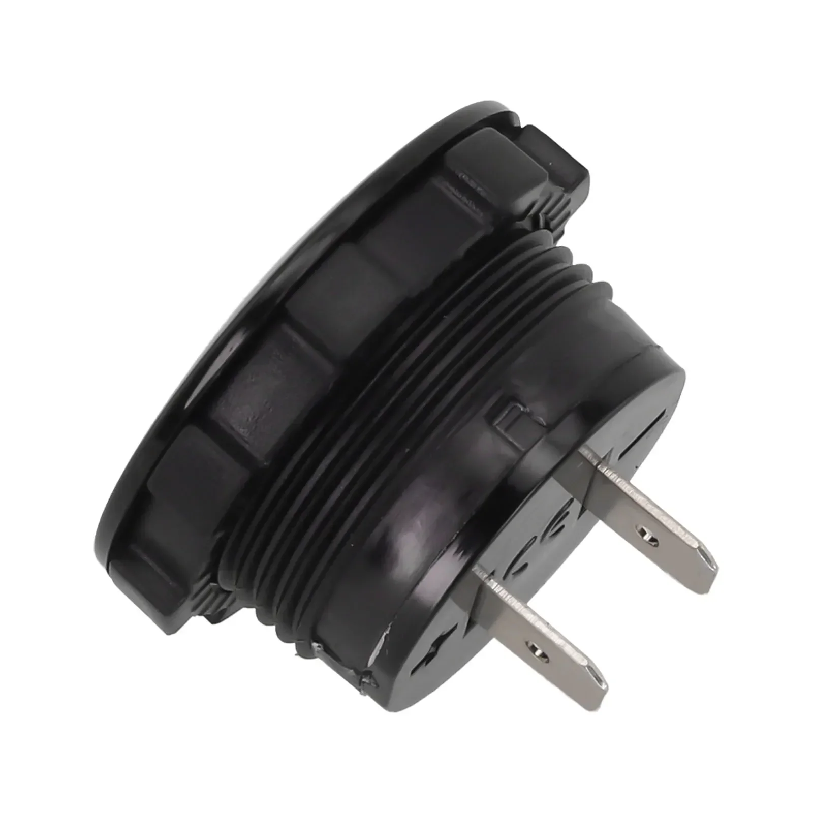 3-digit Display Battery Voltage Gauge 12V-24V Voltmeter Easy To Install Fixed Nut Installation LED Digital Display