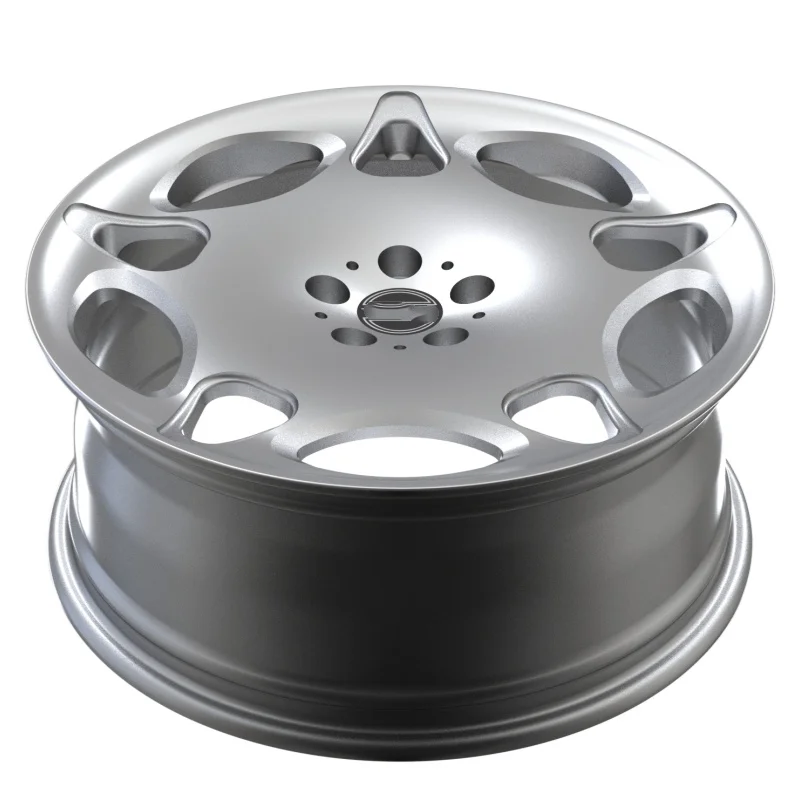 19 Inch 5x108 Silver Machined Face Custom Forged Alloy Wheel Rims For Passenger Car Modification