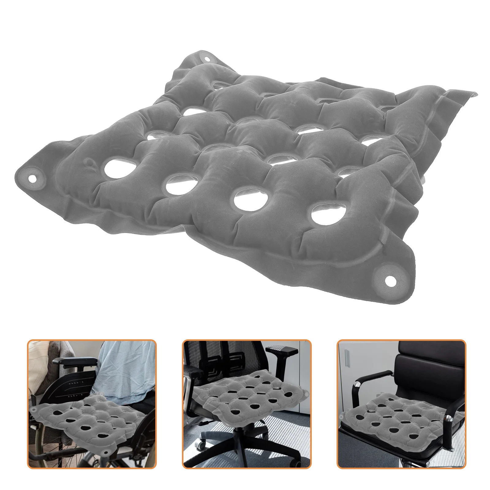 

Inflatable Breathable Wheelchair Cushion Portable Seat Cushion for Office Chair Car Airplane Long Trip Comfort