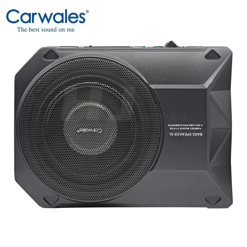 Car 8 Inch Ultra Thin Aluminum Shell Subwoofer Bass Audio Speakers Active Sub Woofer Under Seat Woofer with Max 1000W Amplifier view 4