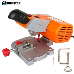 0-45° Mini Bench Cut-off Cross Cut Saw Blade 7800RPM Soft Metals Wood Plastic Table Saw Miter Angle Circular Saw Steel Cutting