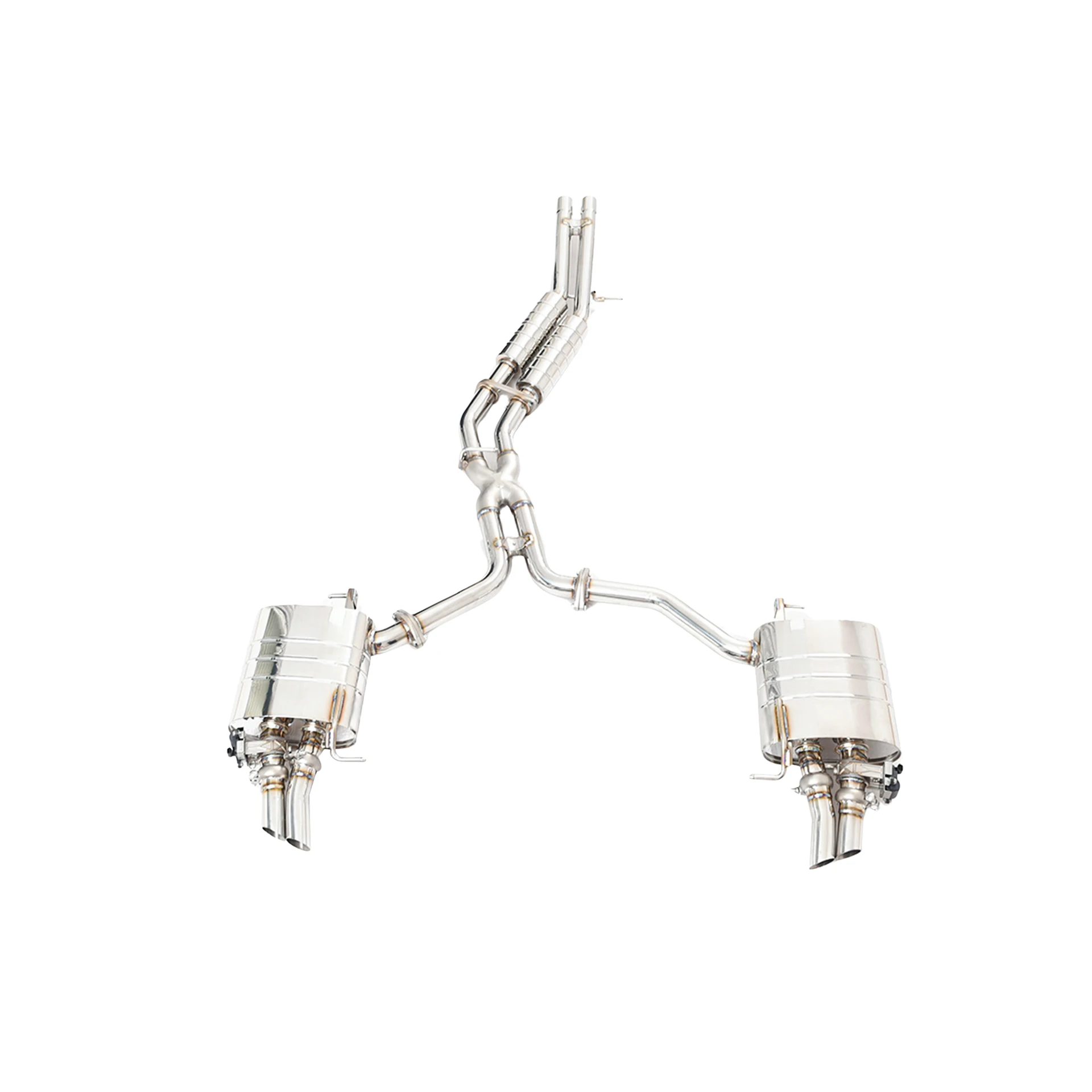 YT High - Performance Stainless - Steel Full - Length Exhaust System for Audi A6 C8 3.0T