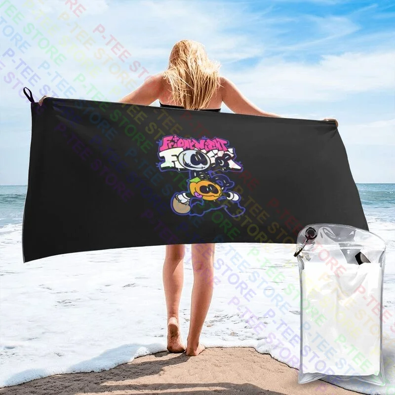 Friday Night Funkin Skid And Pump Quick dry Towel Outdoor Microfiber Personalized