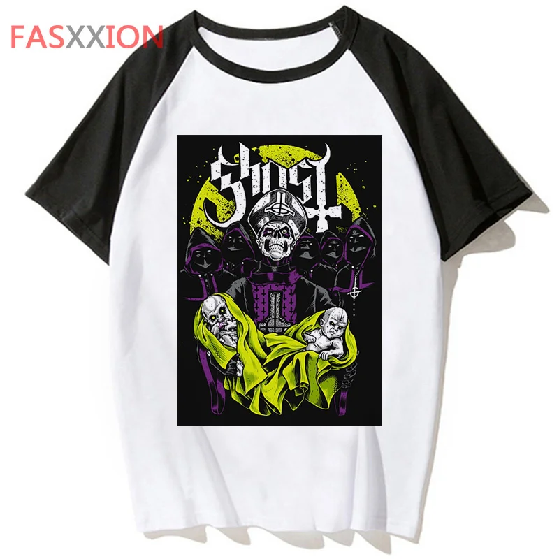 Ghost Band t shirt t-shirt female casual streetwear aesthetic grunge funny t shirt couple clothes