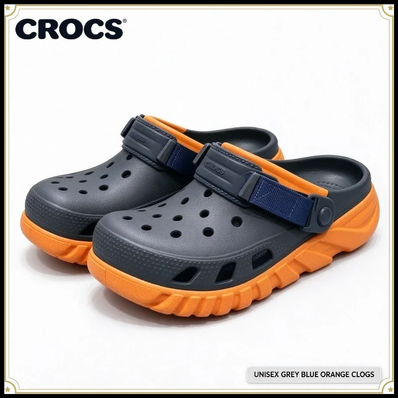Crocs Speed Second Generation Platform Sandals Beach Shoes Men's Shoes Outdoor Slippers Worm Gear Hole Shoes Men's Non-slip EVA
