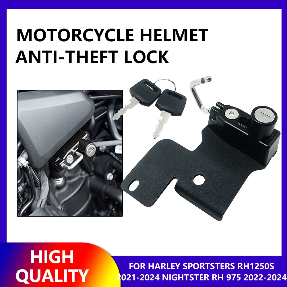 

RH1250 S Motorcycle Helmet Lock Anti-Theft Helmet Security Lock Fit For SportsterS RH1250S 2021- NIGHTSTER RH975 2022-2025