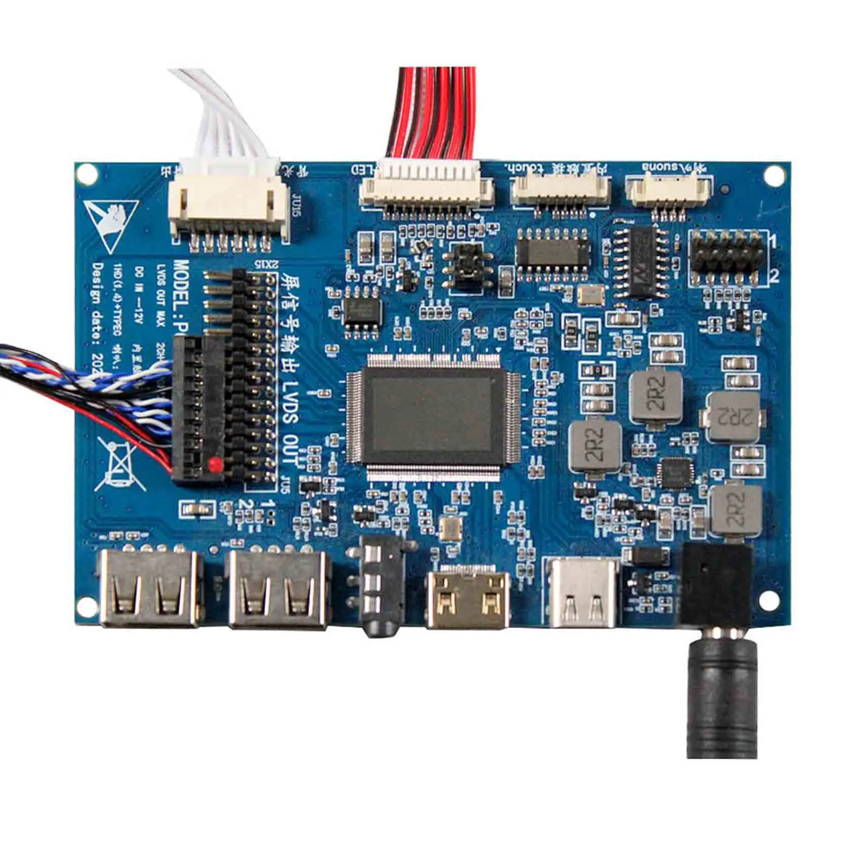 Niestandardowy wyświetlacz Lcd, akcesoria do gier Hd-Mi typ C płyta kontrolera Lcd i elastyczny ekran Led 12,3-calowy panel Tft Lcd