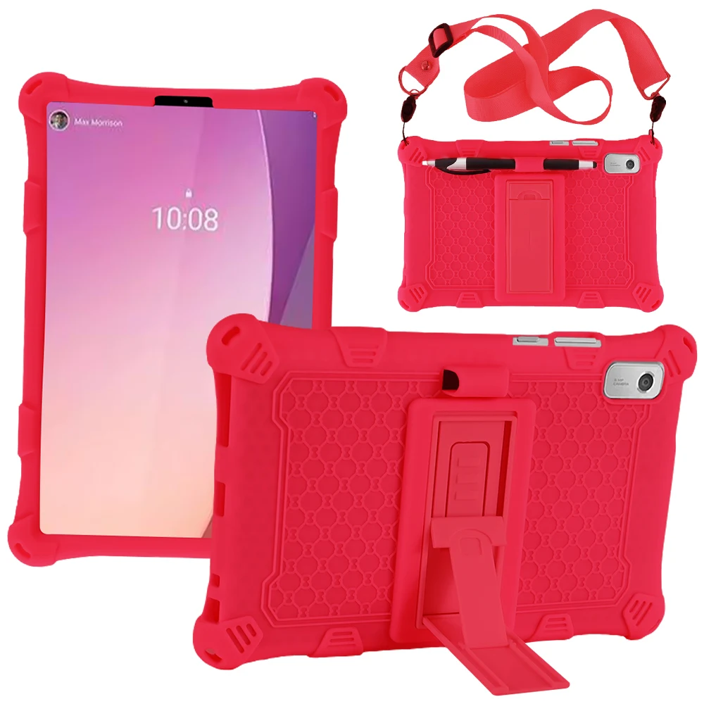 Stand Case For Lenovo Tab M9 TB-310FU Legion Y700 2023 M10 Plus 3rd Gen TB-125FU 328FU TB-X306 X606 M8  TB-T8505 8705 P11 Cover