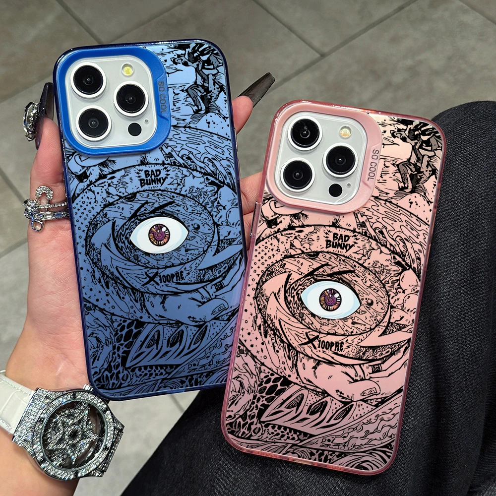 Bad Bunnys X100pre Phone Case for Xiaomi Redmi 14C 13C 12C 10C 9C Note 14 13 12 11 10 9 8 S Pro Plus 4G 5G Silver Hard Cover