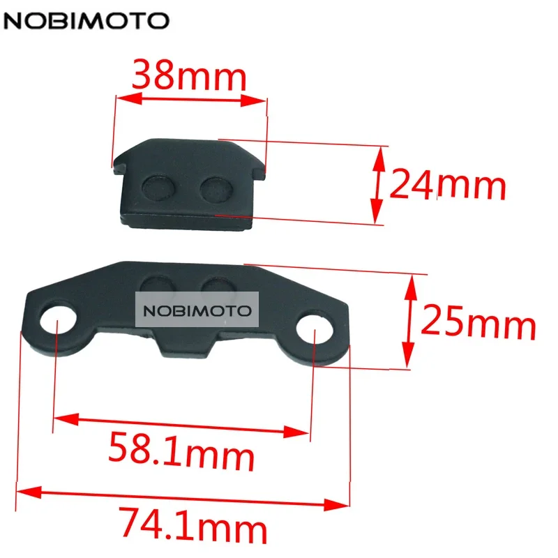 Universal Motorcycle ATV Brake Pad for 50cc-125cc Pit Bike Moped Scooter Disk Brake Pads