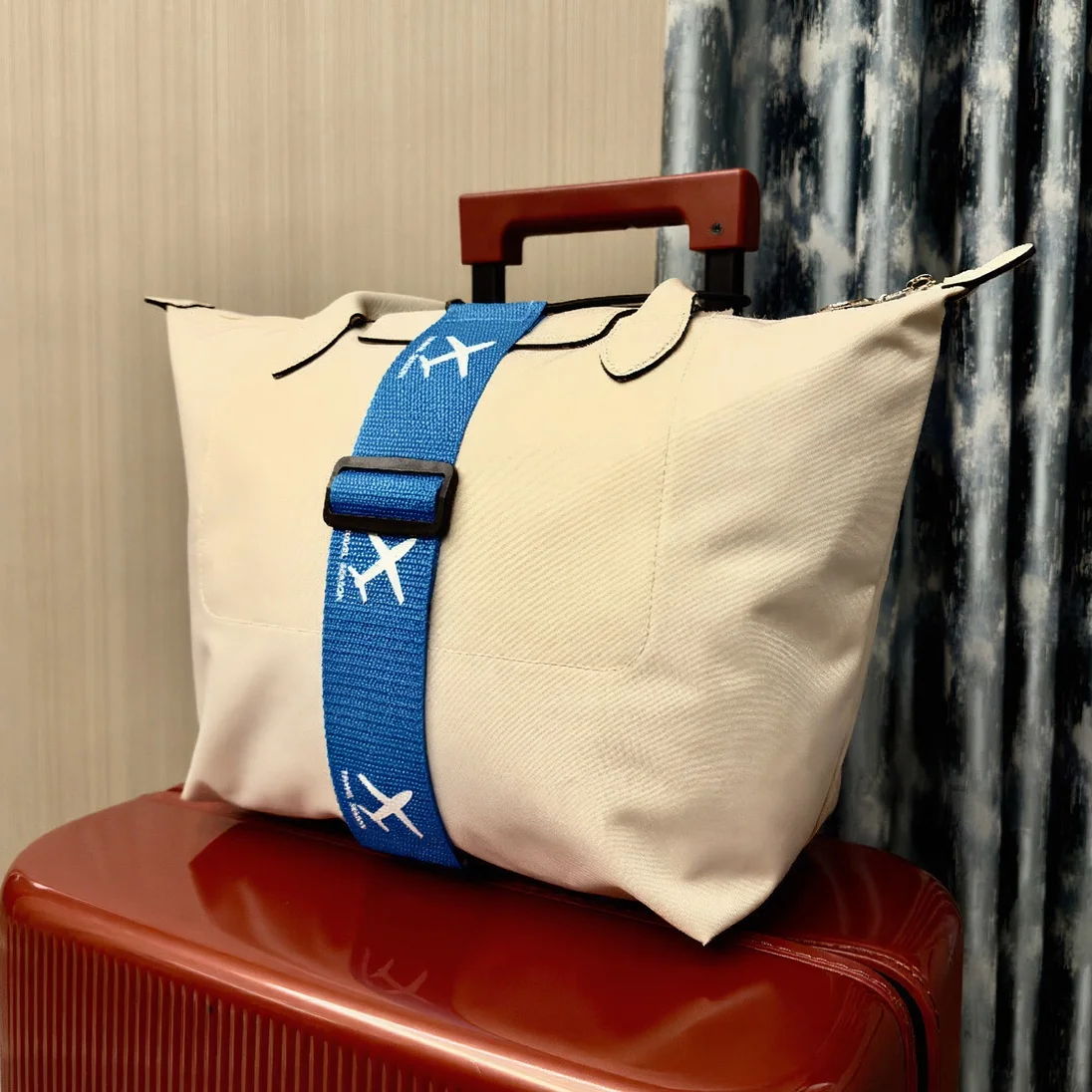 Flugzeugmuster Gepäckgurte Taschen-Bungee-Gurte Verstellbare Kofferriemen, Reisekoffer Elastische Gurte Gepäckzubehör – Detail 17