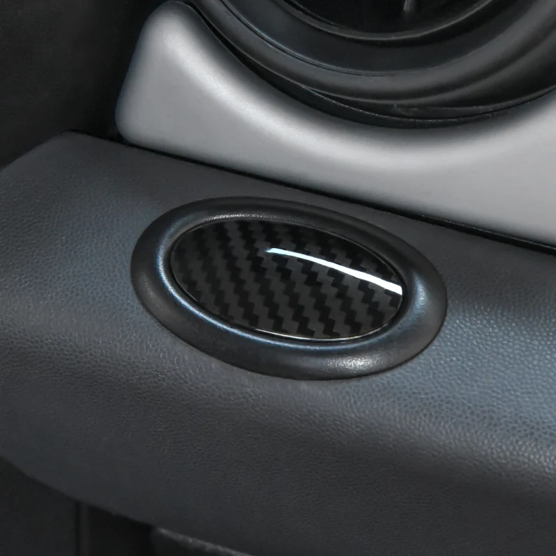 

Car Glove Box Handle Decorative Trim Copilot Storage Box Switch Button Cover Sticker For Mini Cooper R55 R56 R57 R58 R59