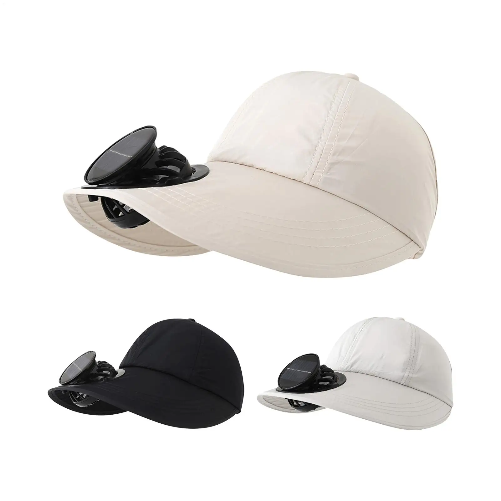 

Solar Fan Hat 600mAh Rechargeable Sun Protection Baseball Cap Solar Power Fan For Sports Fishing Beach Travel Vacation