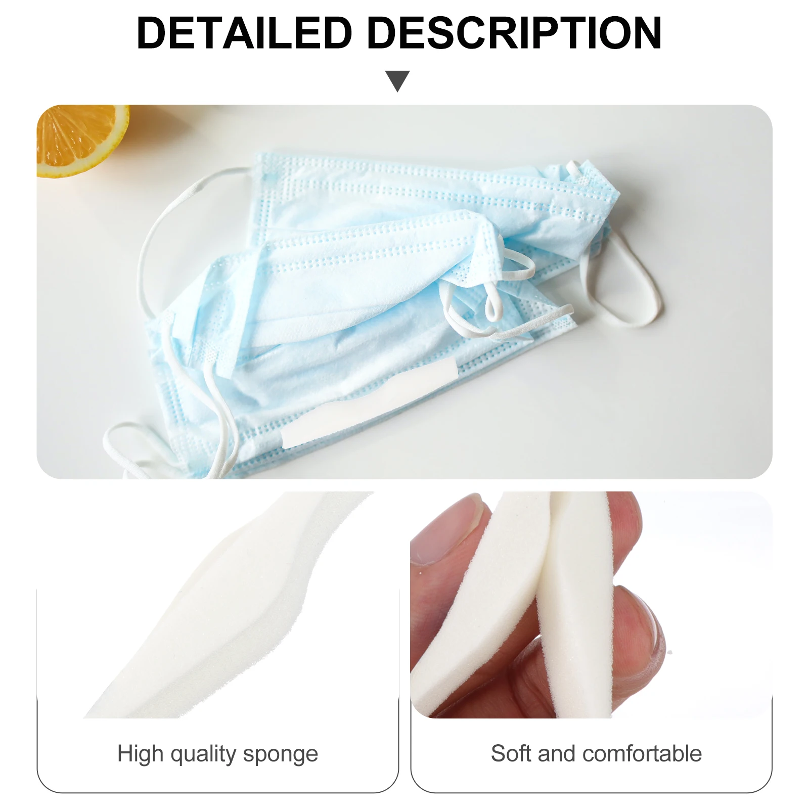 

25pcs Anti-Fog Strips Sponge Nose Bridge Pads Protective Seal Cushions Glasses Accessories Long-Lasting Durable Safe