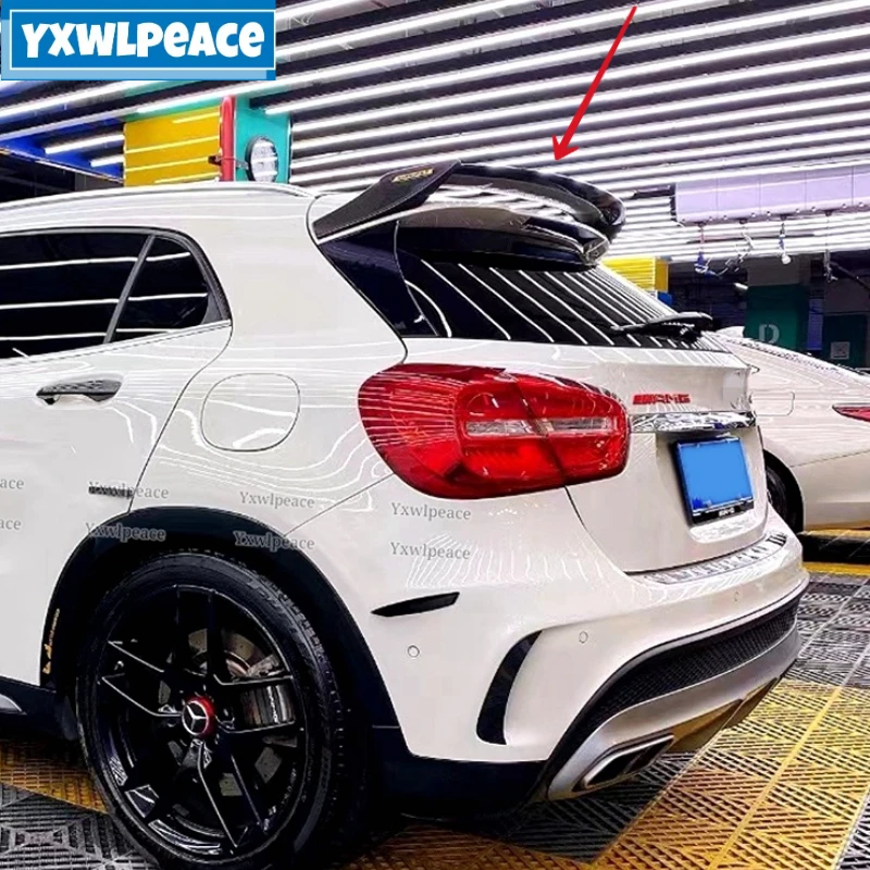 

For Mercedes GLA X156 Roof Spoiler GLA200 GLA250 GLA45 AMG High Quality ABS Plastic Unpainted Color Rear Trunk Wing