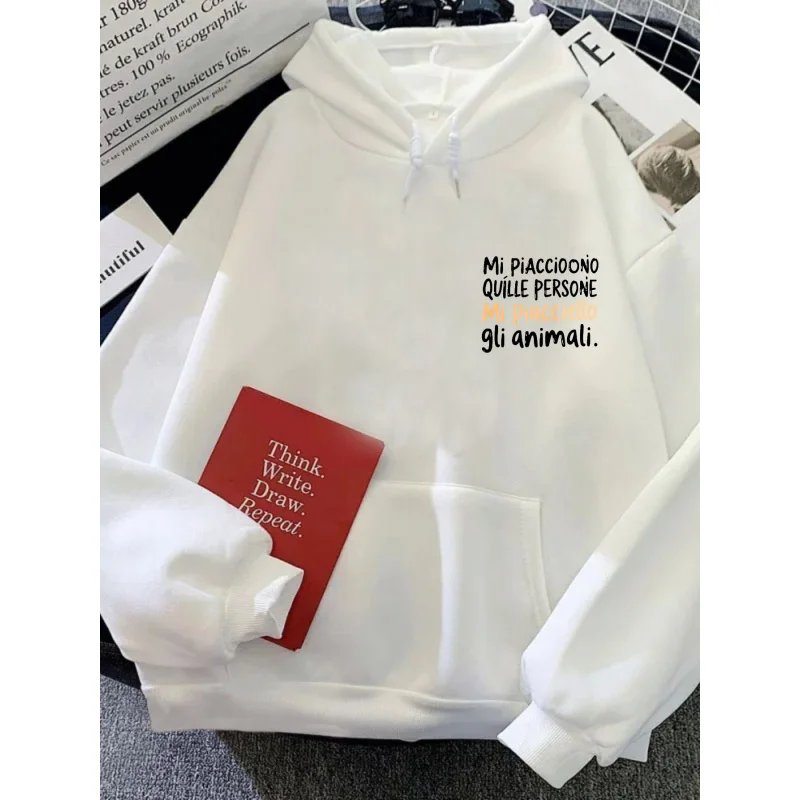 Men's Hoodie White … - image