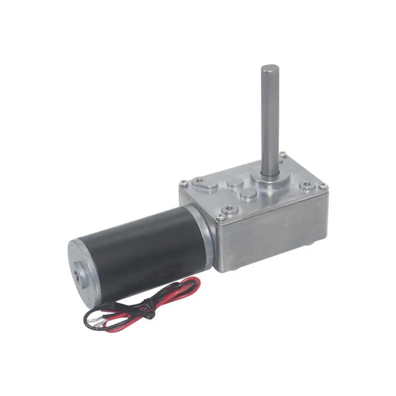 DC12V 24V Strong Torque 70kg.cm Worm Gearbox Reduction Reversed Type-D Long Shaft High-Power Curtain Motor 5840-31zy-L image 2