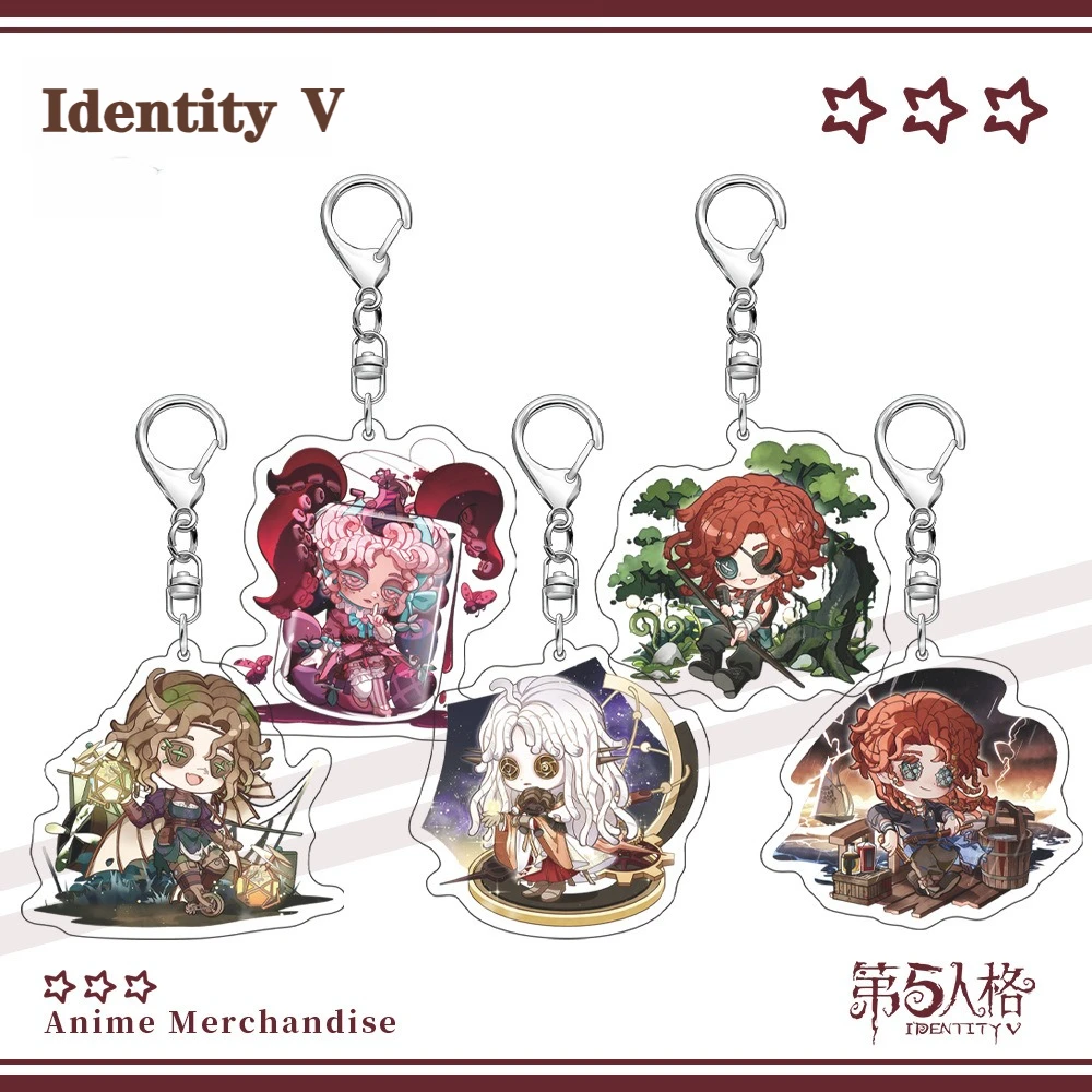 

Identity Ⅴ Cowboy Kevin Gardener Emma Acrylic Keychain Woman Cute Cartoon Bag Pendant Decoration Key Chain Fans Xmas Gifts
