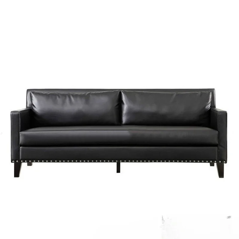 

Американский кожаный мягкий диван-сумка, повседневный трехместный диван, модный кожаный диван из коровьей кожи для клуба/гостиной