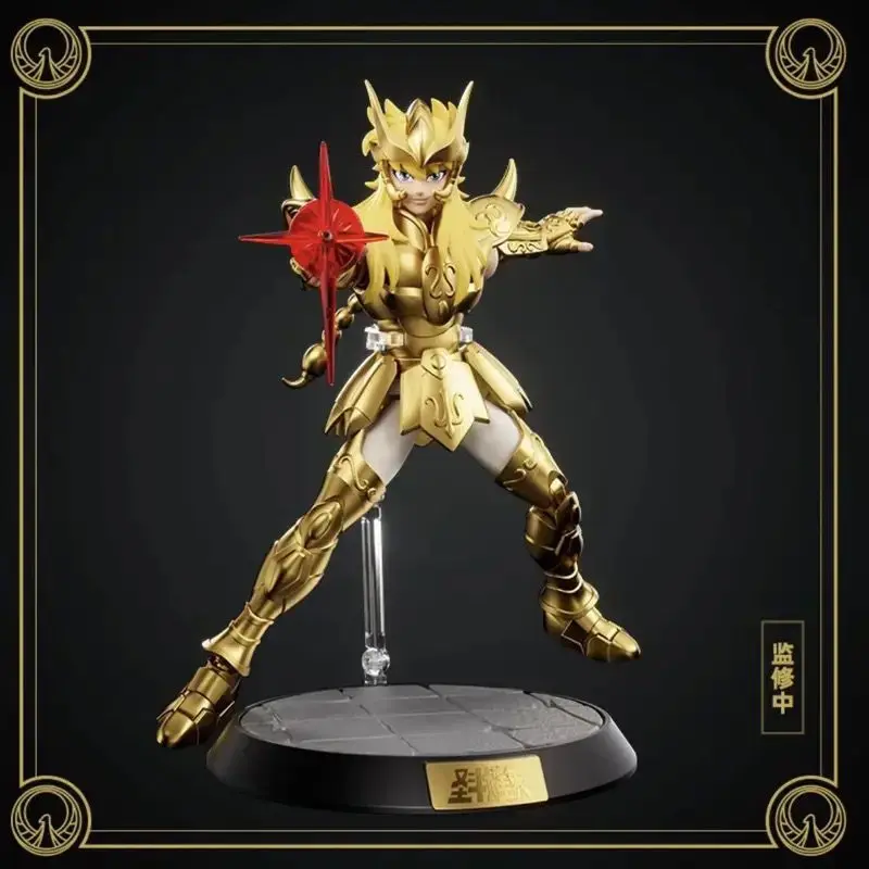 聖闘士星矢-フィギュアコレクション,オリジナルのアニメーション周辺玩具,aries mu,蠍座,チャンピオンクラス,金色の布