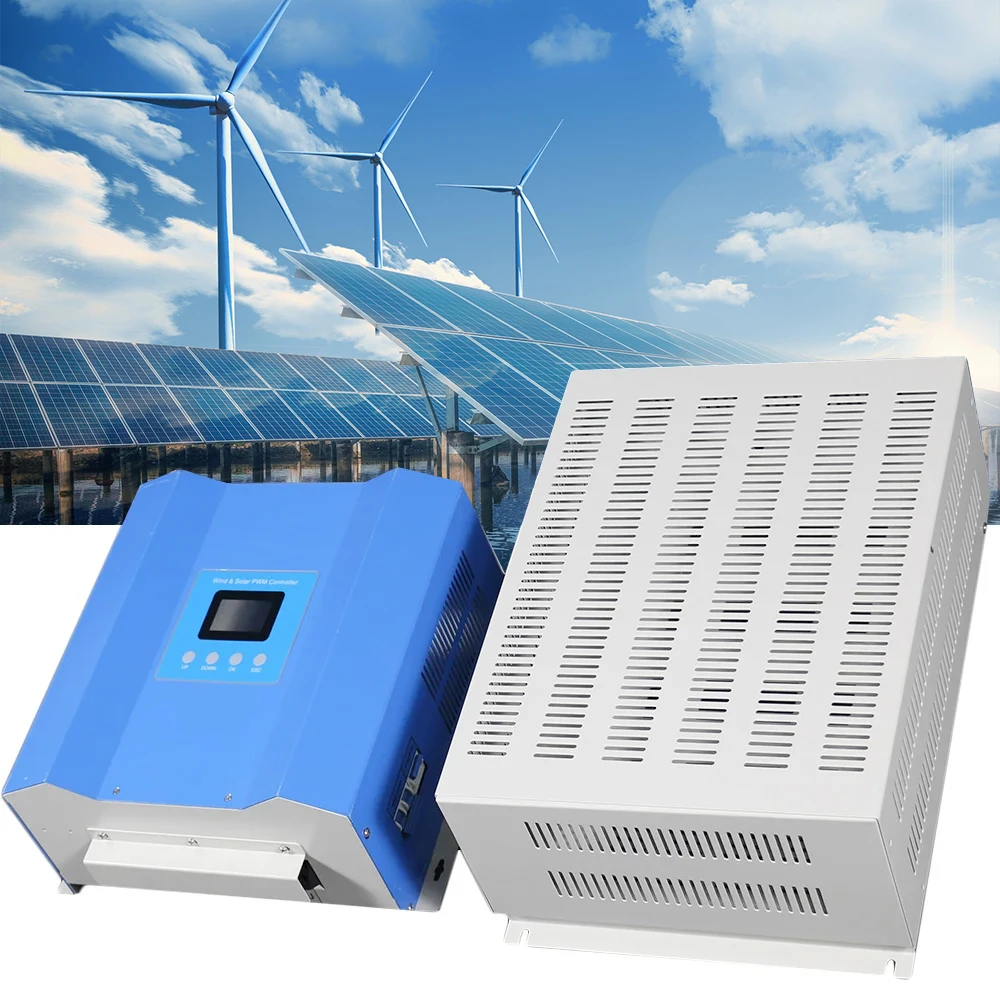 

8000W 5000W 10000W Regulator for Wind Turbine Solar PV High Efficiency 5000W Hybrid Controller With Dump Load