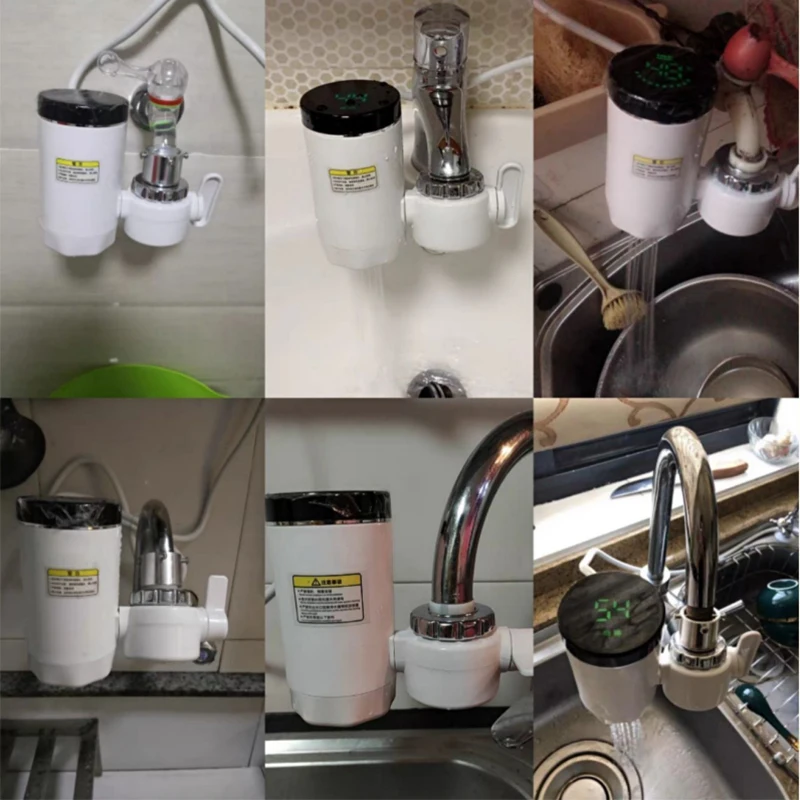 3000W ห้องครัวไฟฟ้าเครื่องทำน้ำอุ่นแตะก๊อกน้ำร้อนทันทีเครื่องทำน้ำอุ่นเครื่องทำความร้อนก๊อกน้ำเครื่องทำน้ำอุ่น Tankless เครื่องทำน้ำอุ่นทันที