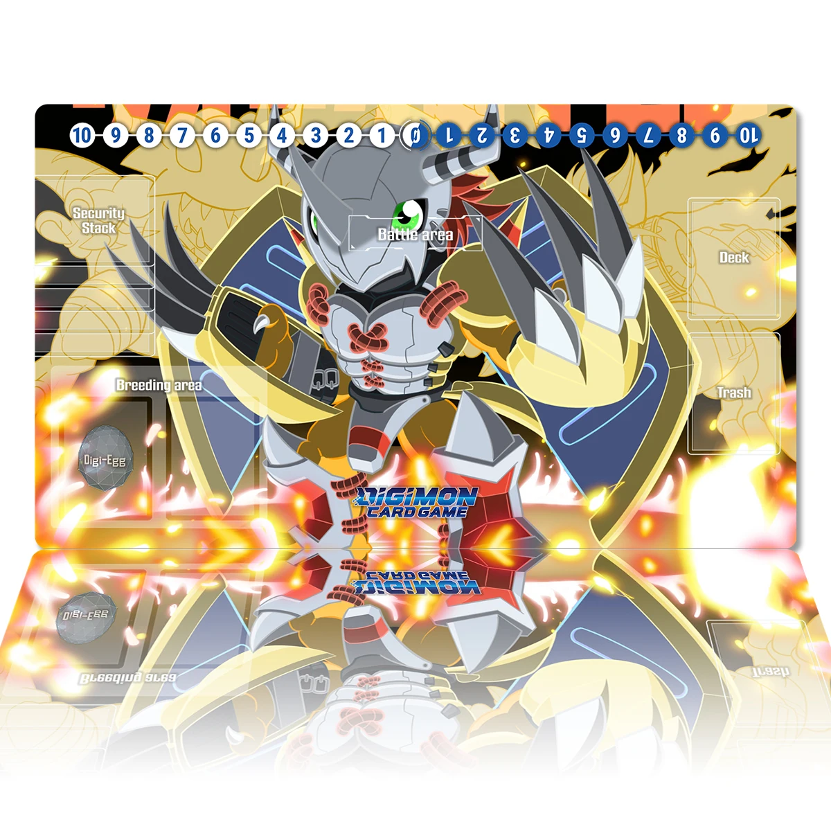 Digimon Playmat War Greymon DTCG CCG juego de mesa juego de cartas coleccionables alfombrilla de ratón de Anime alfombrilla de escritorio personalizada accesorios para juegos zonas