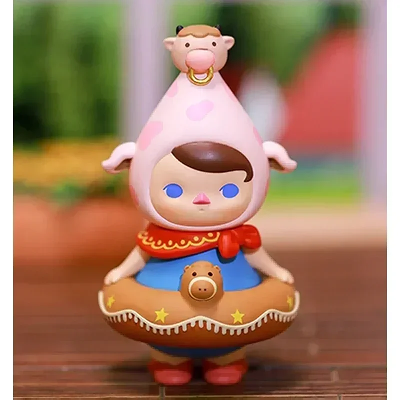

POP MART PUCKY Elf Milk Baby Series, натуральная слепая коробка, загадочная коробка, кавайные украшения, фигурки, домашний декор, настольная модель, куклы