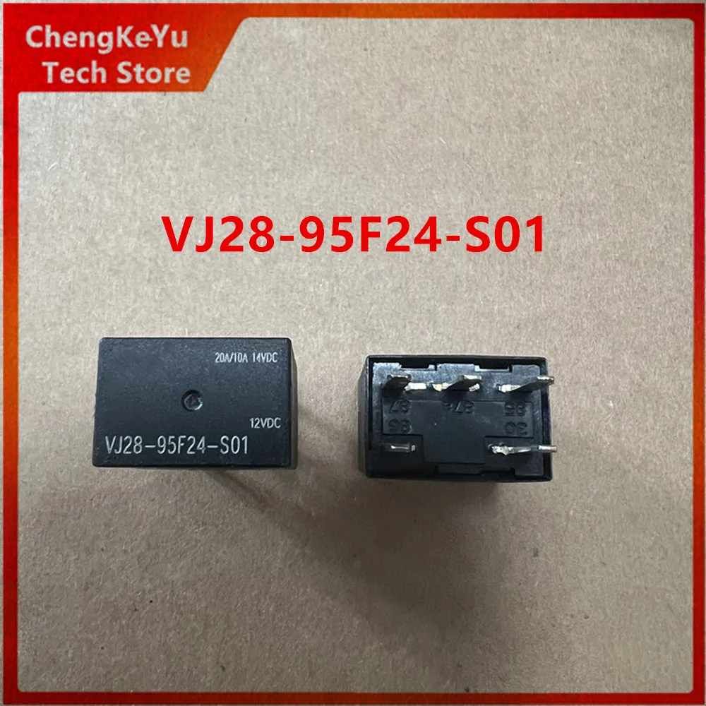 New&original V9 model car and motorcycle relay VJ28-95F24-S01 5-pin, open and close function, 12VDC, 20A/10A