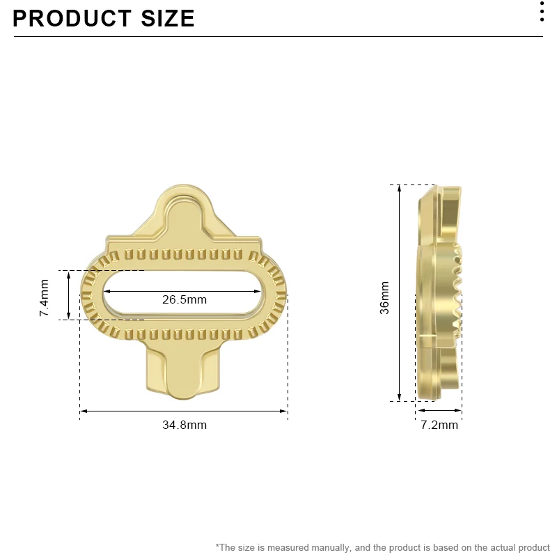 Cleat Sepatu Sepeda Gunung untuk Shimano SPD Klip Pedal Sepatu Sepeda MTB Pedal Cleat Multi-rilis Pedal Spd Aksesori Bersepeda