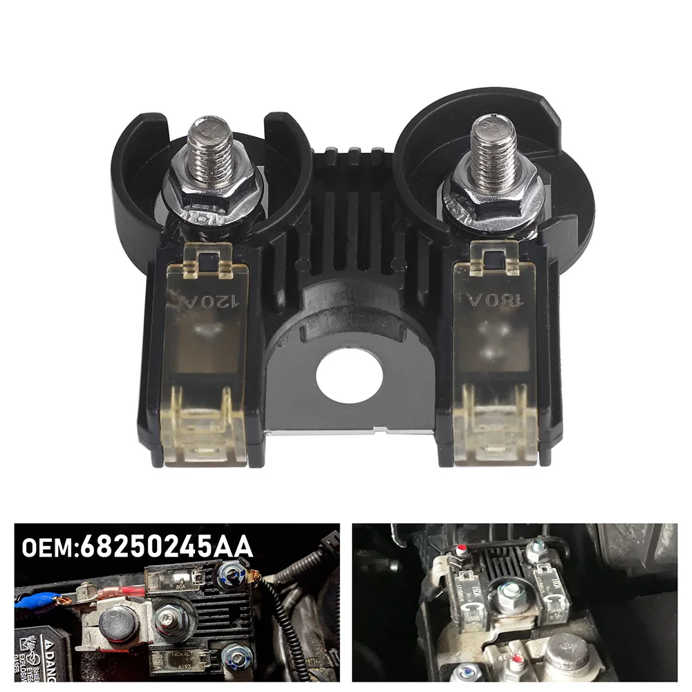 

180 А, 120 А, предохранитель аккумулятора с гайками для Dodge Ram 1500 2500 3500, устойчивый к высоким температурам OE 68164797AA 956356