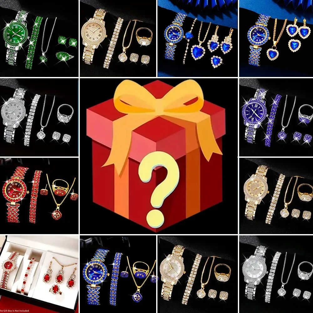 Surprise Mystery Box, 100% winning rate, randomly includes a set of one watch and one accessory as shown in the picture.