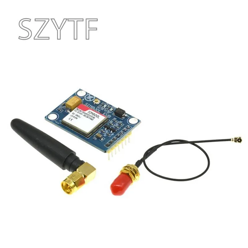 SIM800L V2.0 5V Wireless GSM GPRS MODULE Quad-Band W / Antenna Cable Cap