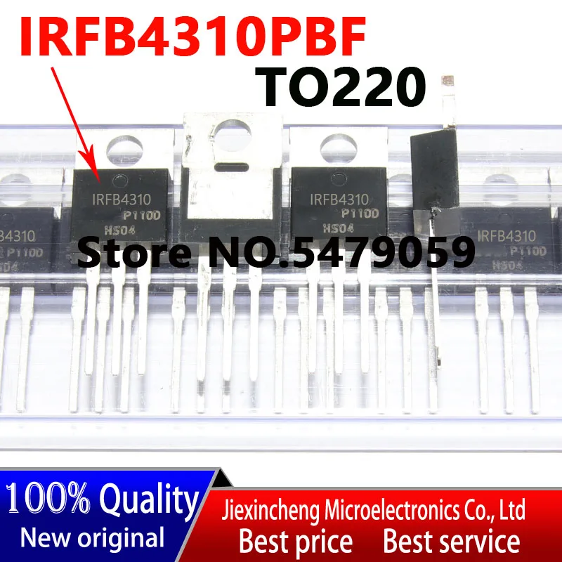 

10-20-50PCS IRFB4310 IRFB4310PBF TO-220 N-Channel 100V 100A MOSFET New original