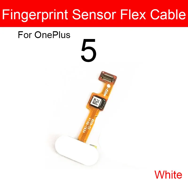 Home Button Fingerprint Sensor Flex Cable With Frame Cover For Oneplus 5 1+5 Menu Touch Return Key Flex Ribbon Repair Parts