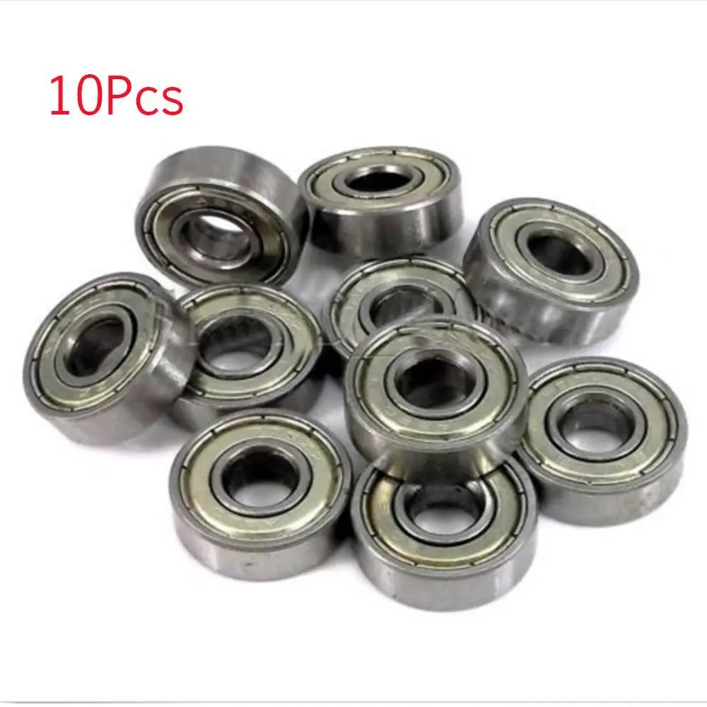 10PCs Roller Miniature Carbon Deep for 3D Bore Ball Bearing Groove 608ZZ