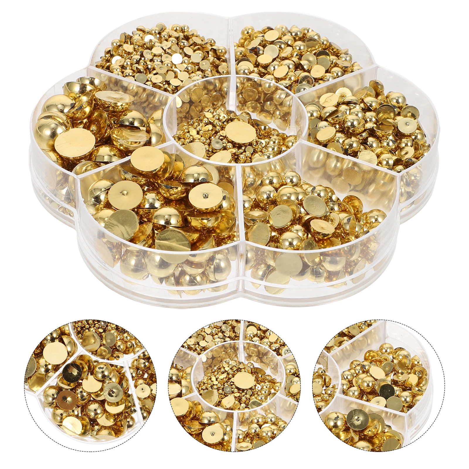 

1 Box Resin Semicircle Diy Craft Ornaments Creative Accessories Semicircle Diy Resin Charms Jewelry Ornament Handicrafts Decor