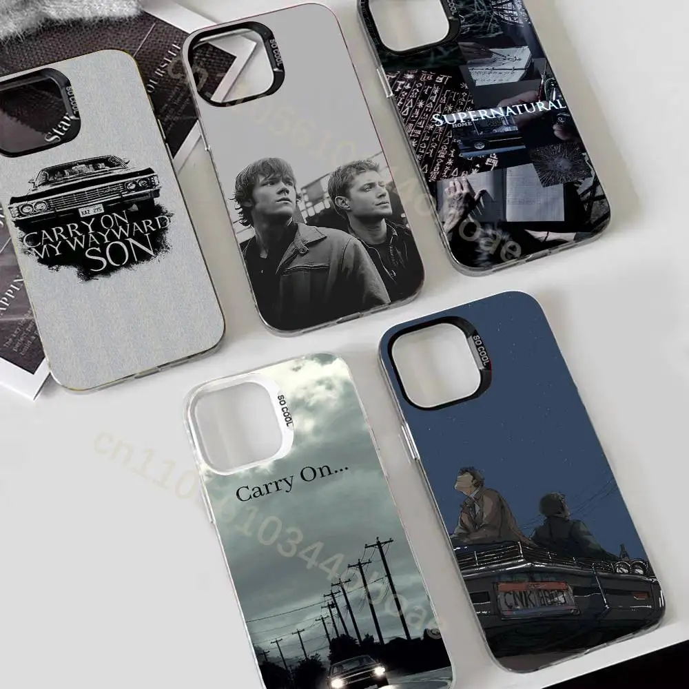 

S-Supernatural TV Series Phone Case For iPhone 17,16,15,14,13,12,11,Pro,MAX,Plus TPU Soft To Skin-friendly Cover