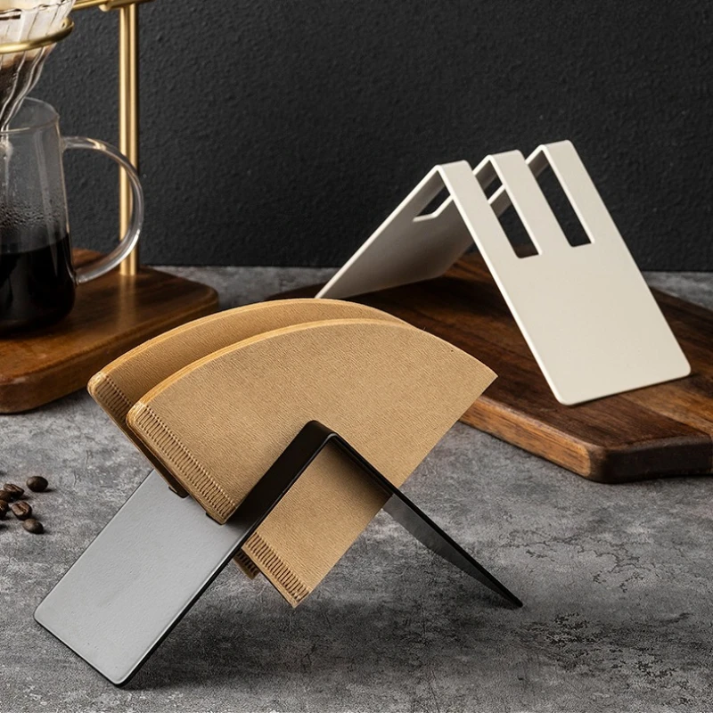 1pc Coffee Filter Holder Coffee Paper Storage Rack Filter Paper Holder Coffee Accessories For Conical Fan-Shaped Filter Paper